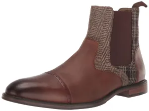 Stacy Adams Men's Finney Cap Toe Chelsea Boot, Brown Multi, 8.5