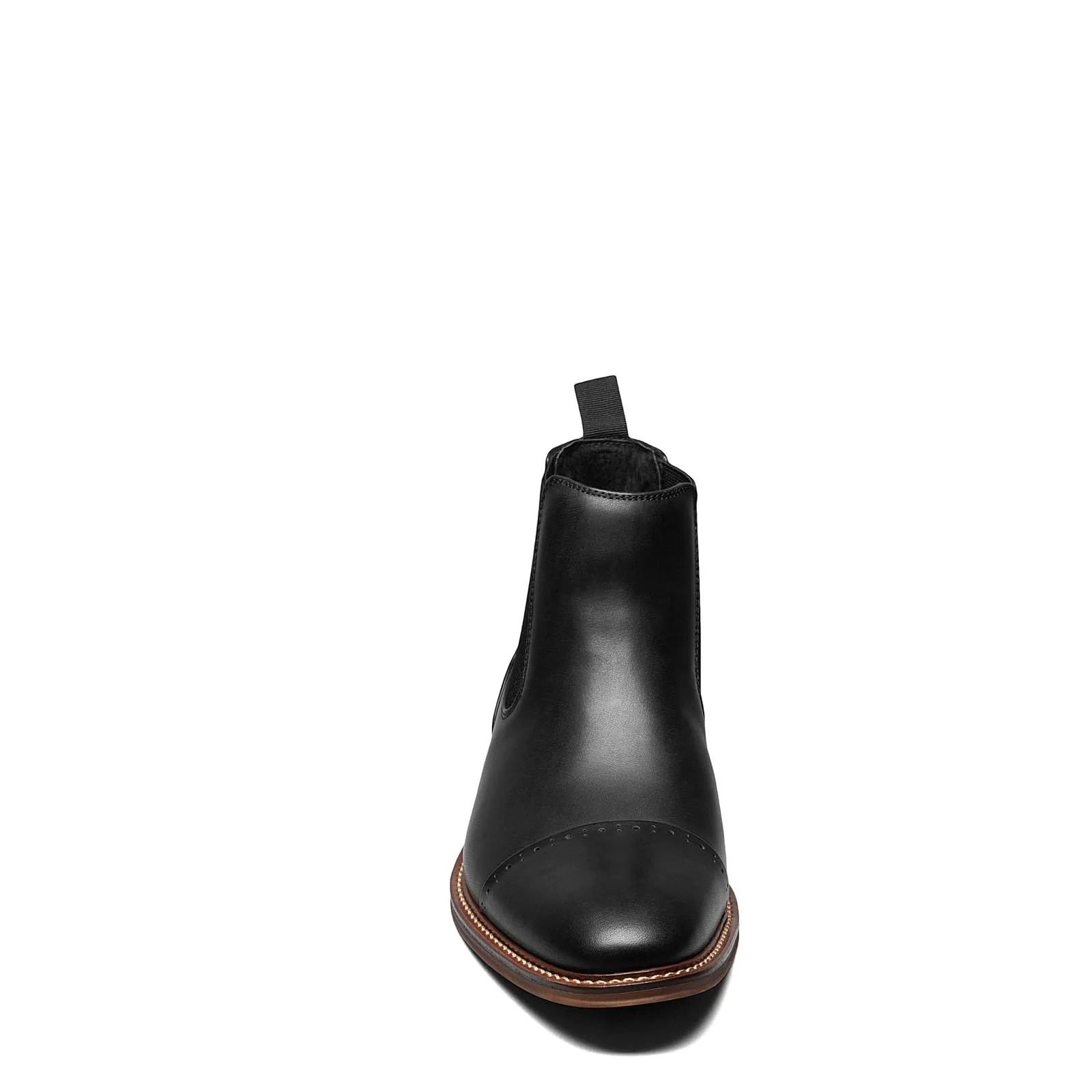 Stacy Adams Men's Maury Cap Toe Chelsea Boot, Black, 8.5