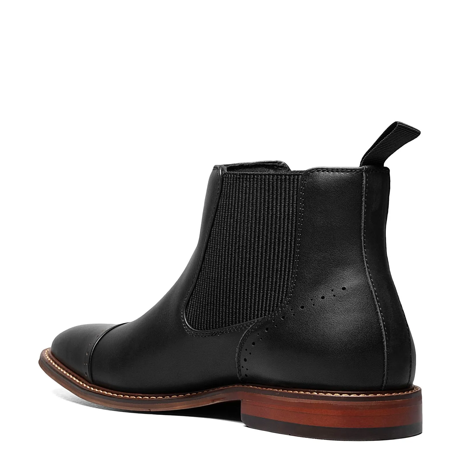 Stacy Adams Men's Maury Cap Toe Chelsea Boot, Black, 8.5