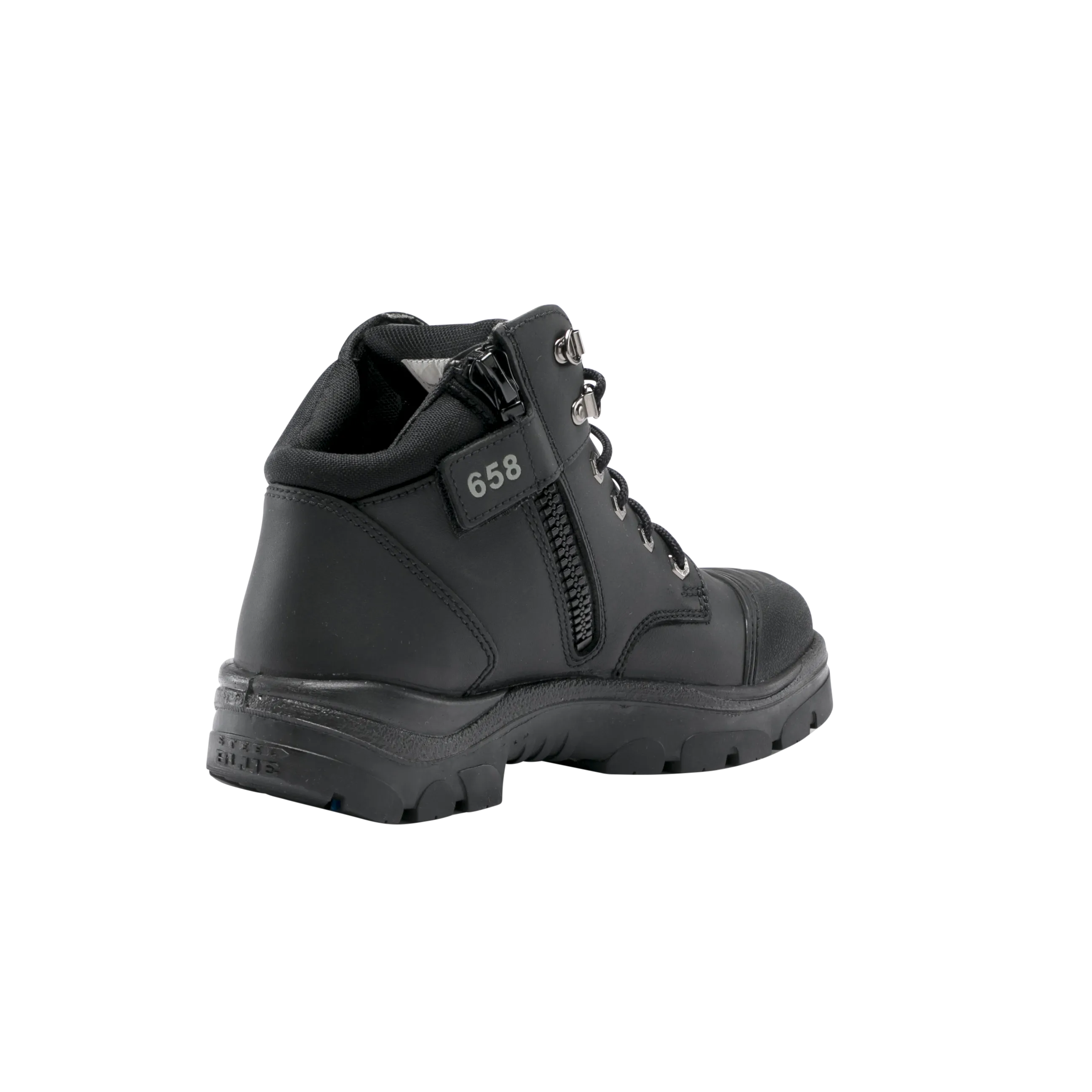 Steel Blue - 312658 Parkes Zip (Black)