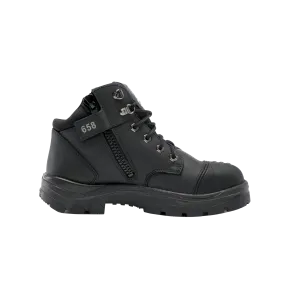 Steel Blue - 312658 Parkes Zip (Black)