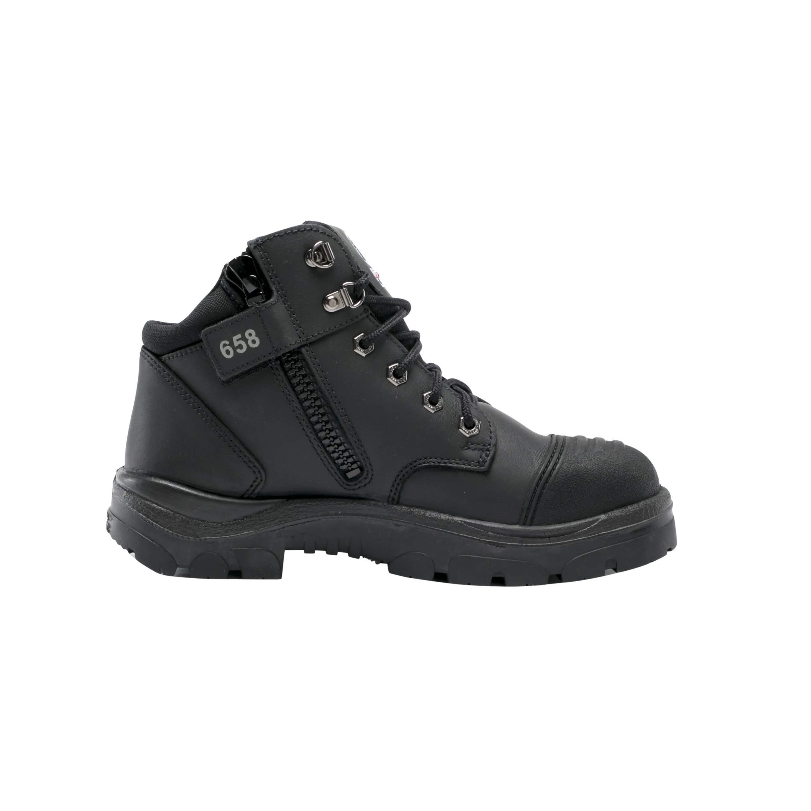Steel Blue - 312658 Parkes Zip (Black)