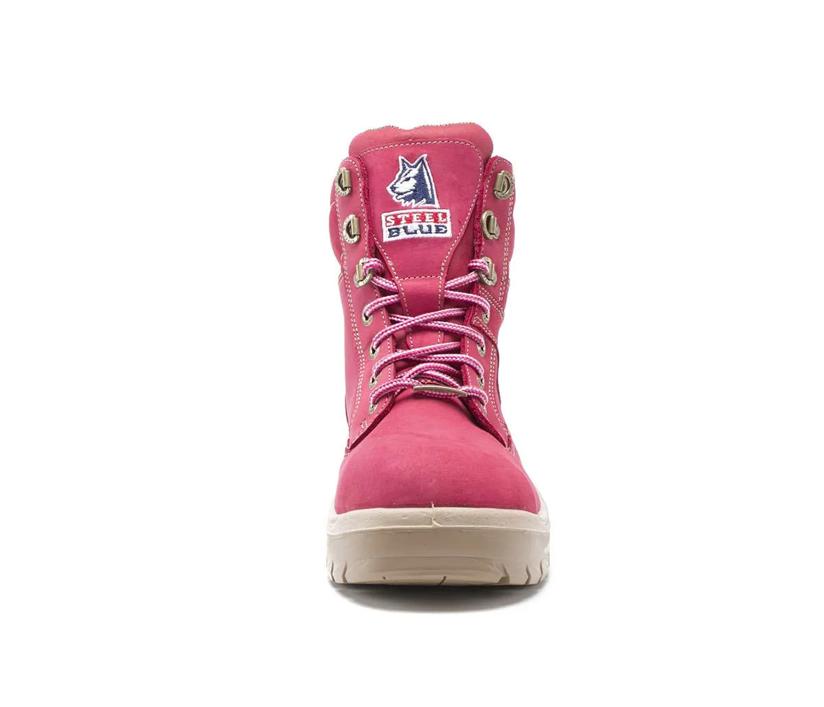 Steel Blue Ladies Southern Cross Boot, Pink