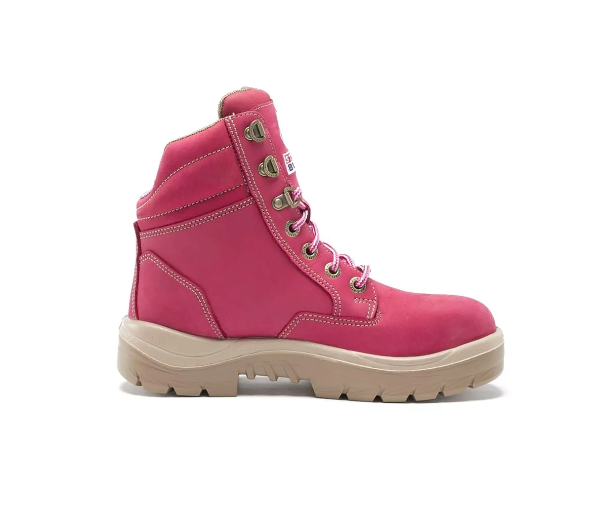 Steel Blue Ladies Southern Cross Boot, Pink