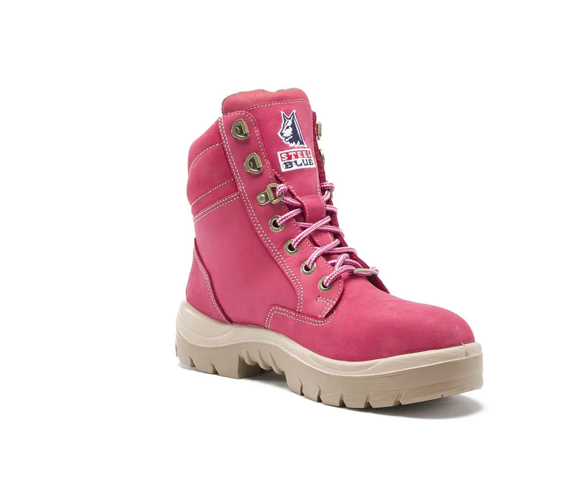 Steel Blue Ladies Southern Cross Boot, Pink