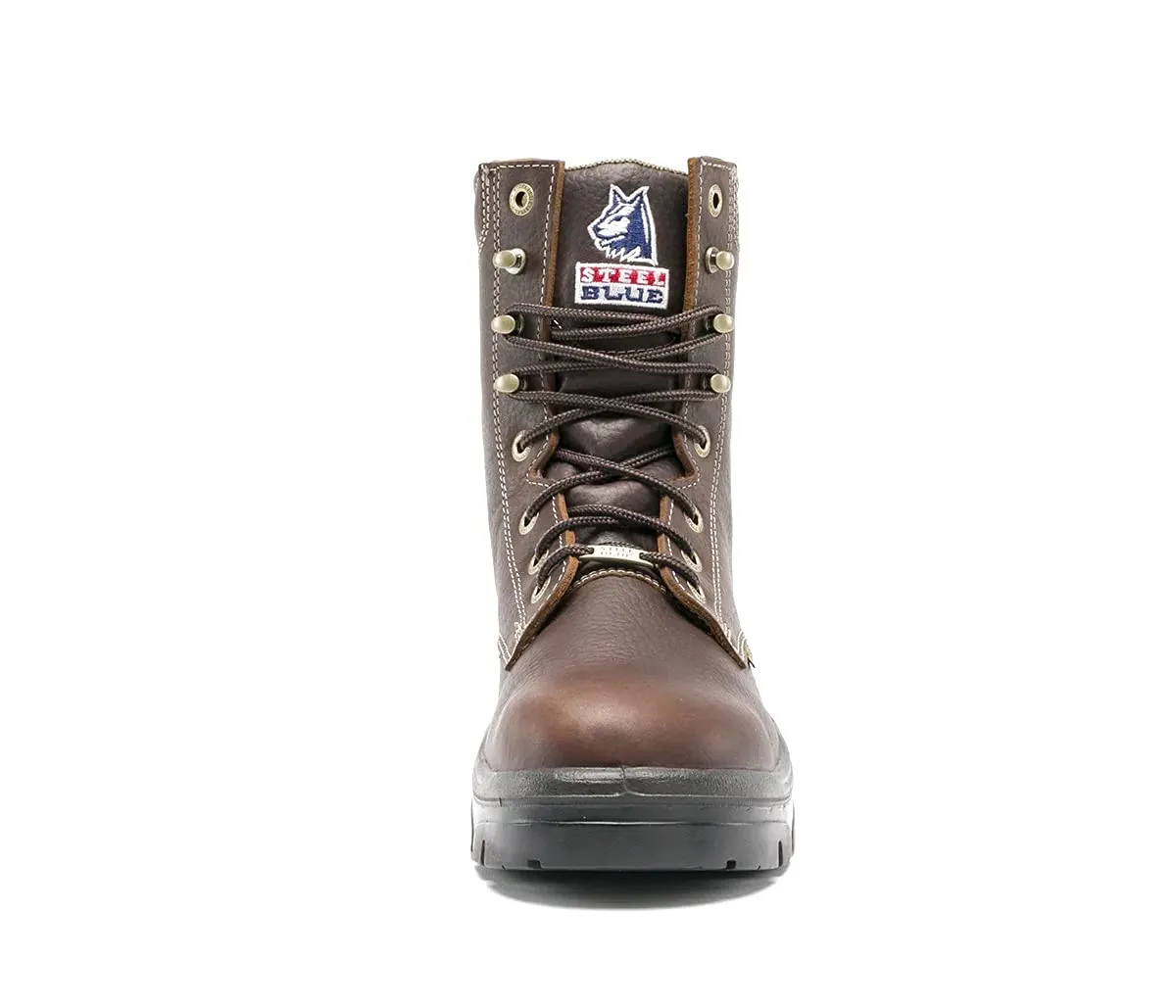Steel Blue Men's Portland 8-inch Lace-Up Steel Toe Work Boot, Oak