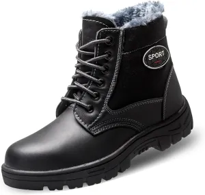 Steel Toe Shoes for Men Industrial Construction Shoes Mid Cut Industrial Boot Work Sneakers Non Slip Comfortable Lightweight Safety Shoes for Work Construction Shoes for Men Men Large Size Work Shoes