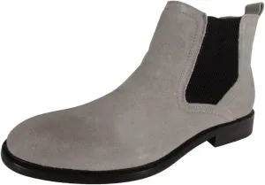 Steve Madden Mens Aziz-S Pull On Chelsea Boot Shoes, Taupe Suede, US 8