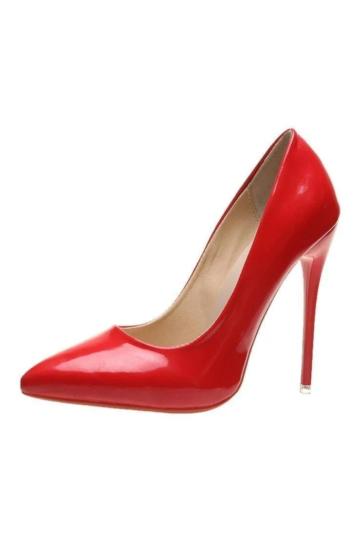 Stiletto Heel Pointed Toe Court Shoes