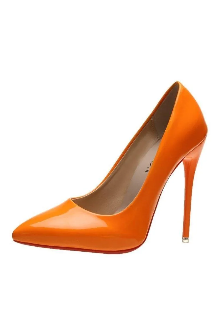 Stiletto Heel Pointed Toe Court Shoes