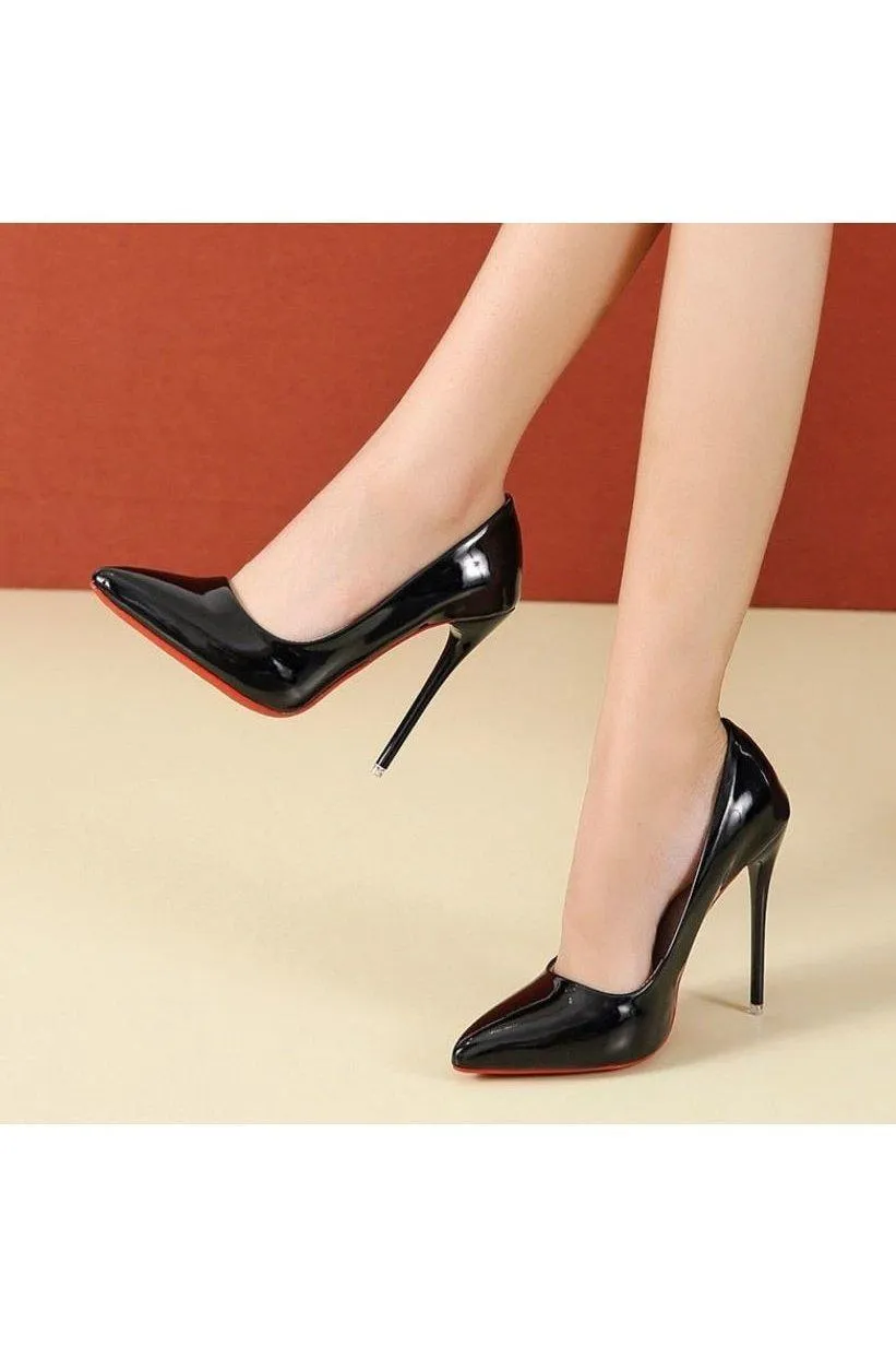 Stiletto Heel Pointed Toe Court Shoes