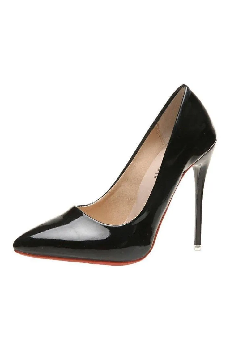 Stiletto Heel Pointed Toe Court Shoes