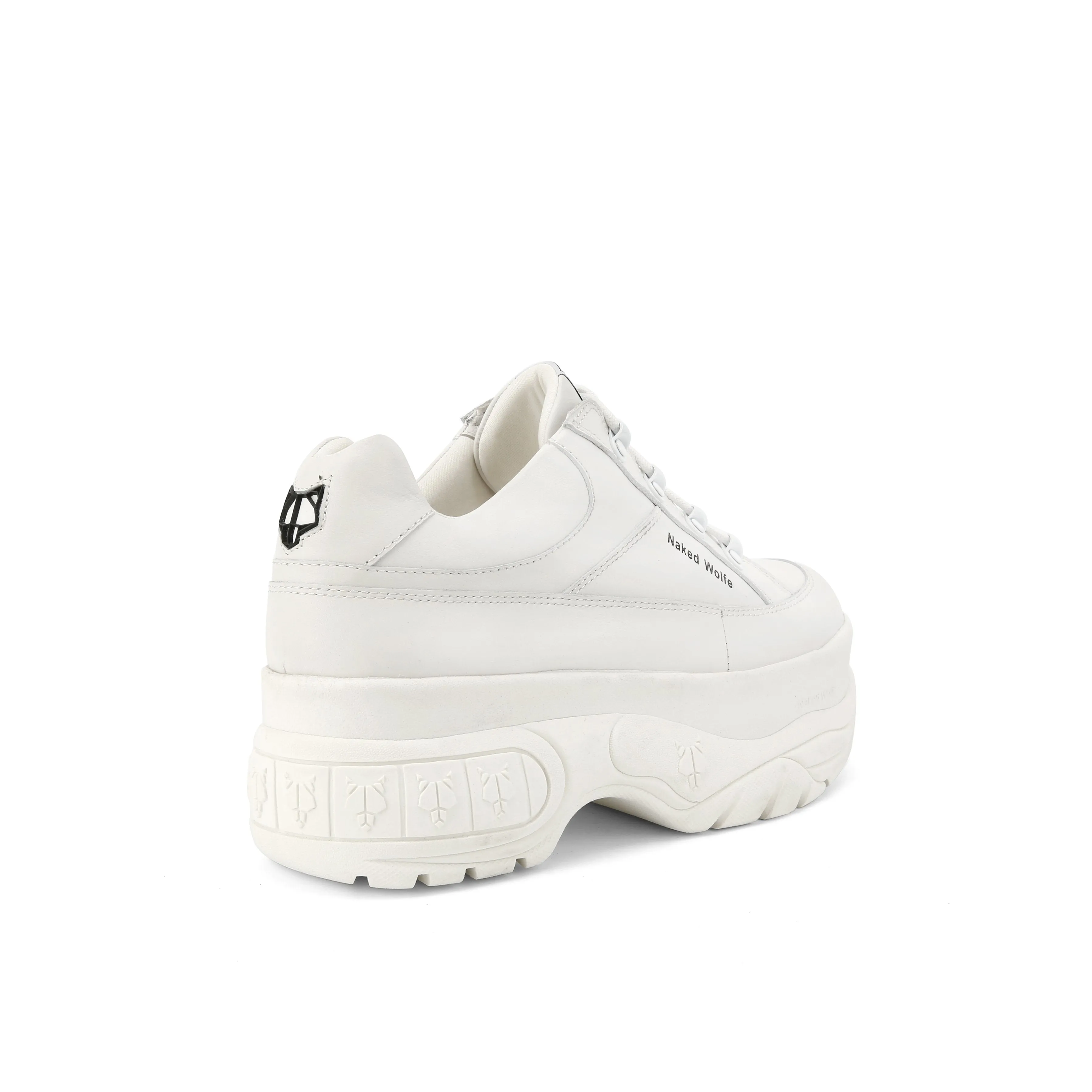 Stomper White Leather