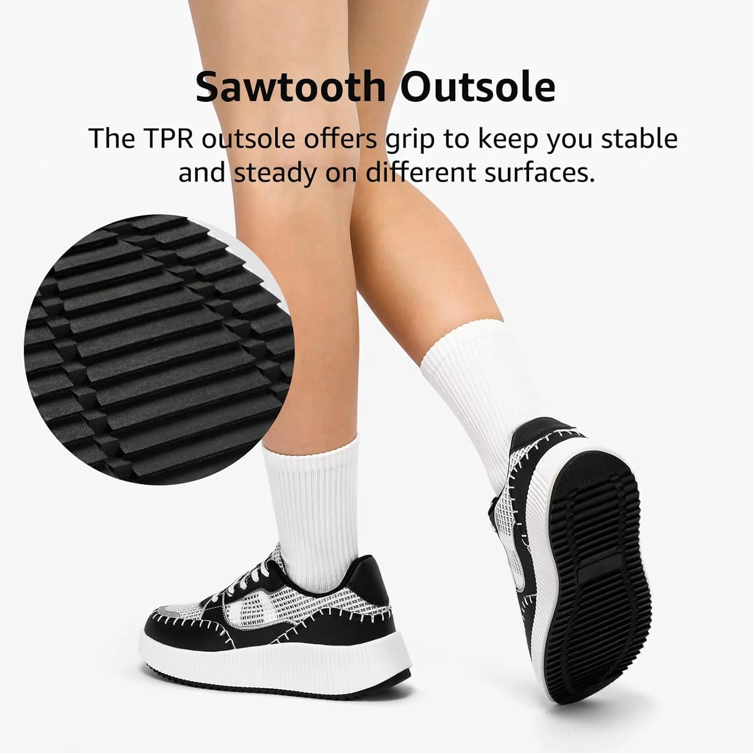 STQ Platform Sneakers Women Fashion Shoes 2024 Orthopedic Walking Shoes with Plantar Fasciitis