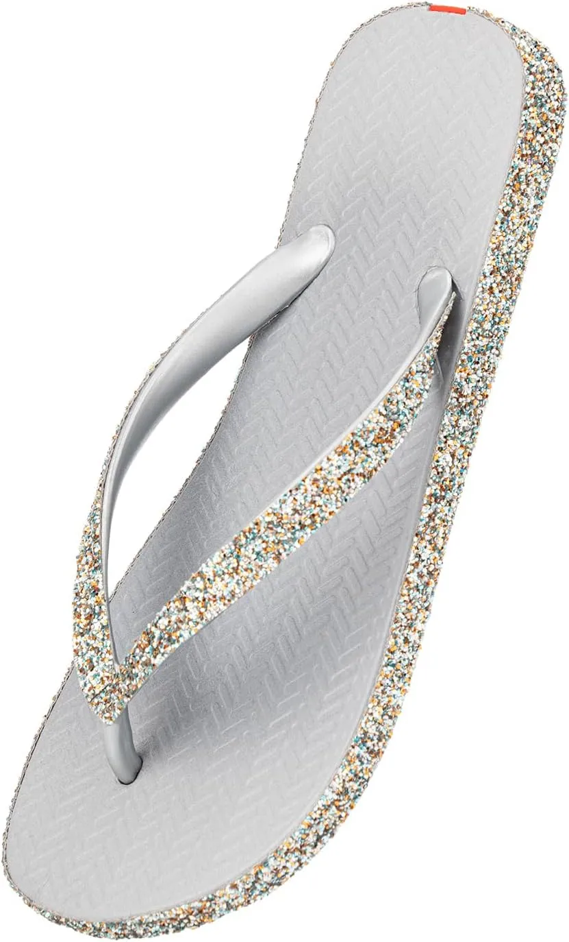 Swalker Glitter Women's Flip Flop Sandal in Recycle Materials