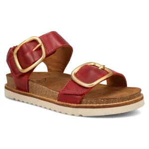 Taos On The Double Red Leather Sandal (Women's)