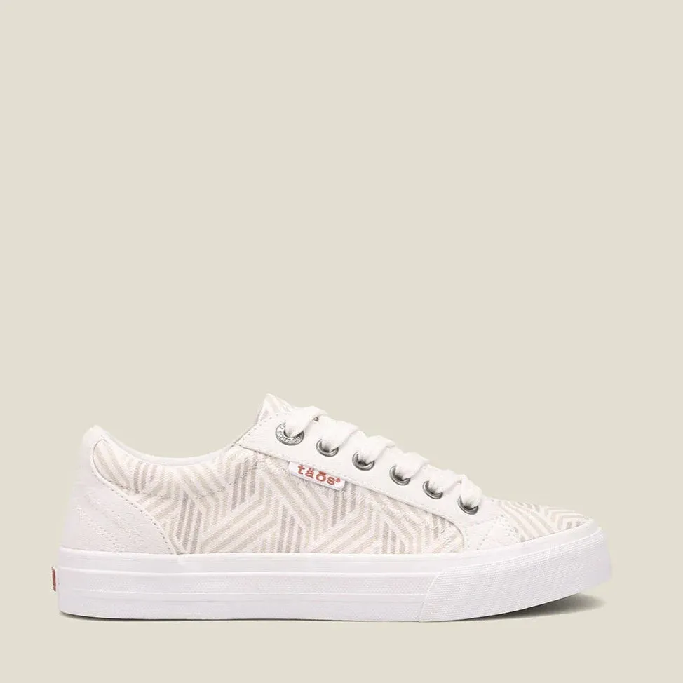 TAOS PLIM SOUL GEO PRINT WHITE MULTI SNEAKER
