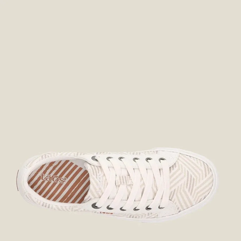 TAOS PLIM SOUL GEO PRINT WHITE MULTI SNEAKER