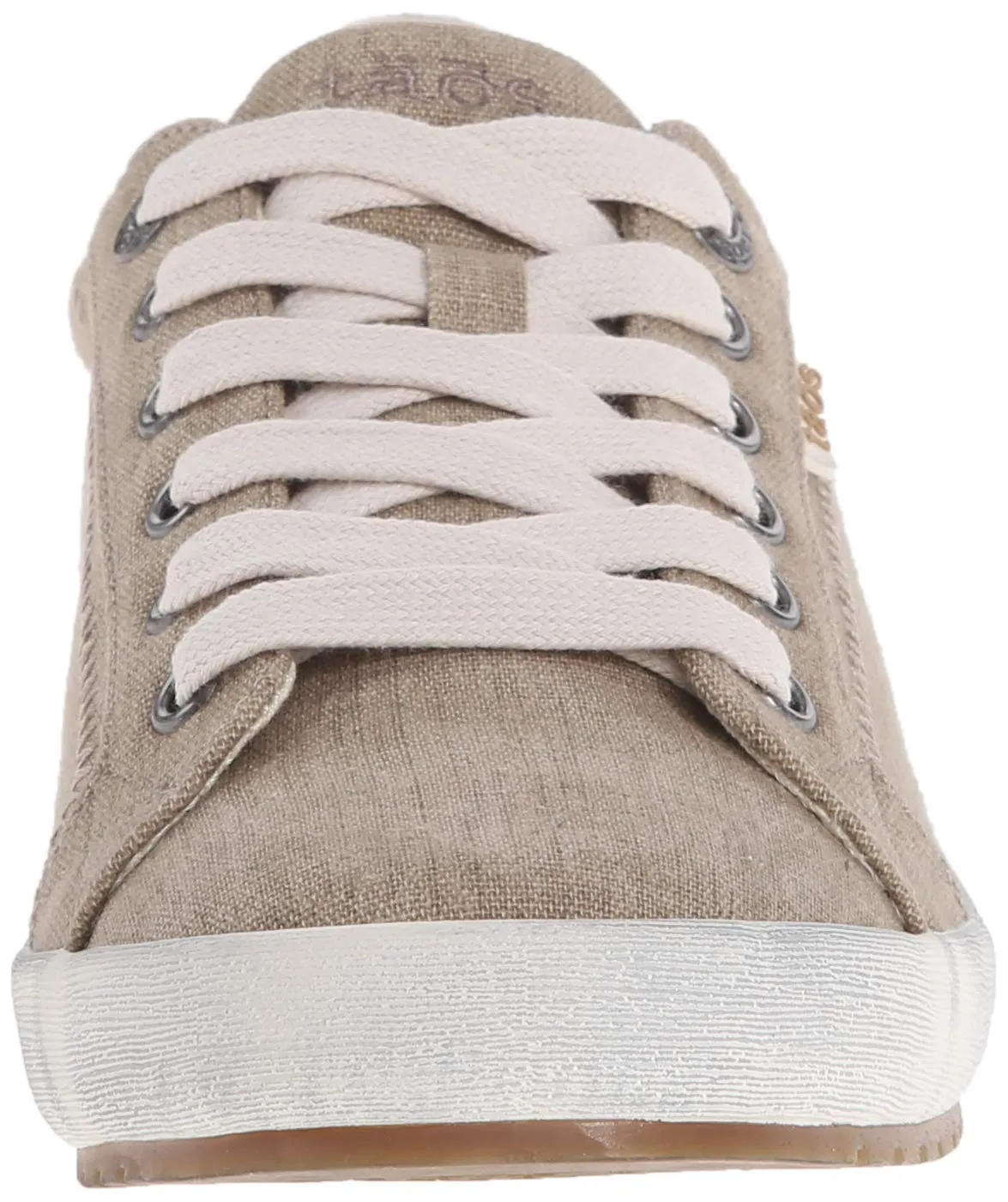 Taos Star Women's Sneaker - Iconic Style with Canvas Design for Everyday Adventures - Custom Fit Lacing and Premium Removable Footbed with Arch Support for All Day Comfort Khaki Wash 9.5 M US