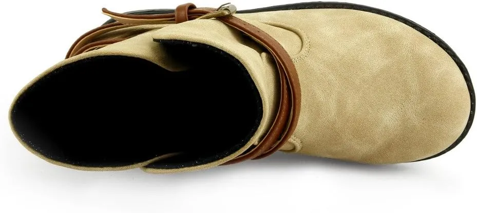 The Doll Maker Ankle Wrap Flat Bootie