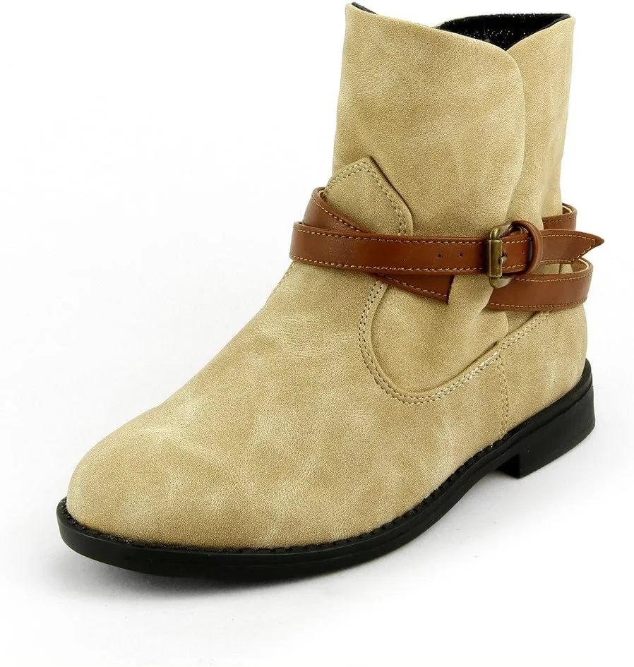 The Doll Maker Ankle Wrap Flat Bootie