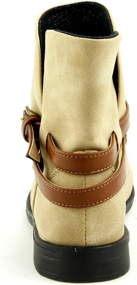 The Doll Maker Ankle Wrap Flat Bootie