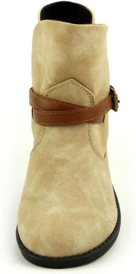 The Doll Maker Ankle Wrap Flat Bootie