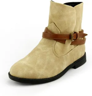 The Doll Maker Ankle Wrap Flat Bootie
