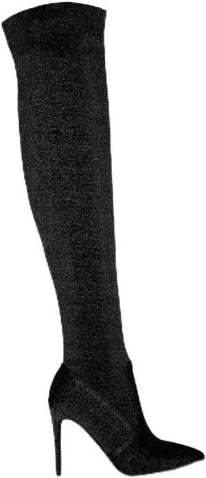 Tigerlily Knitted Stiletto Long Boots