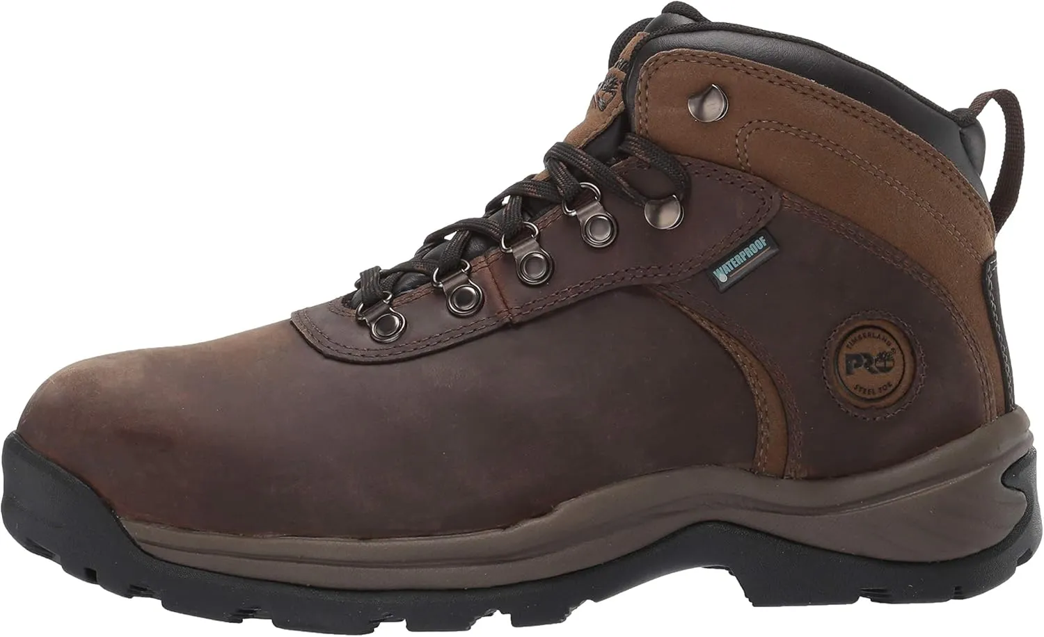 Timberland Men's Flume Mid Steel Safety Toe Wateproof Work ST WP