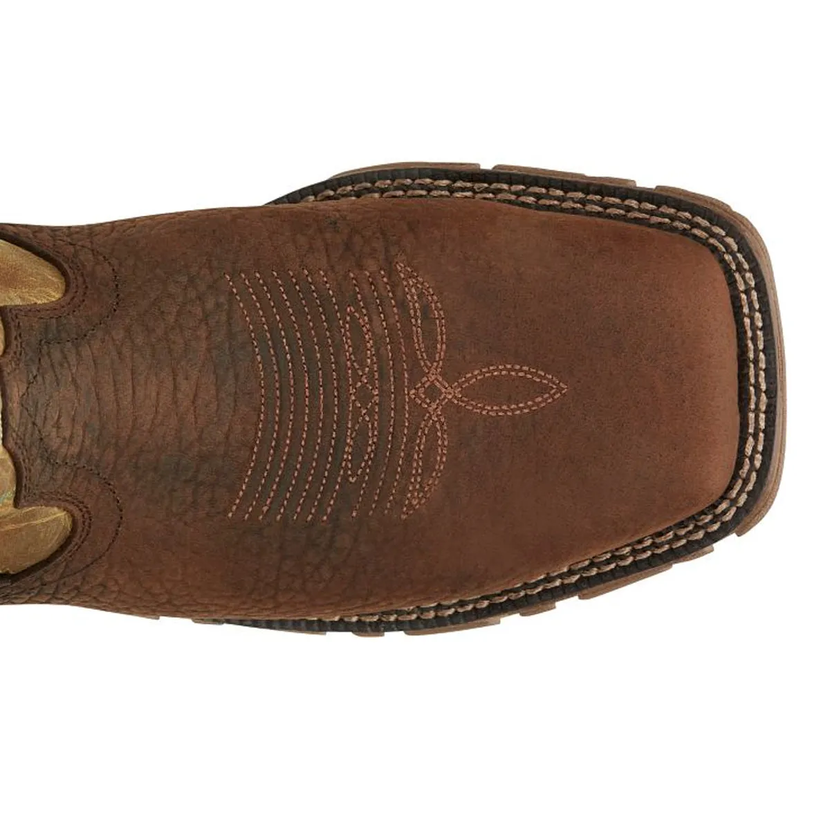 Tony Lama Back Men Footwear Work Pull-On Roustabout 11" Steel Toe Waterproof Work Boot Color Russet (#TW5006)