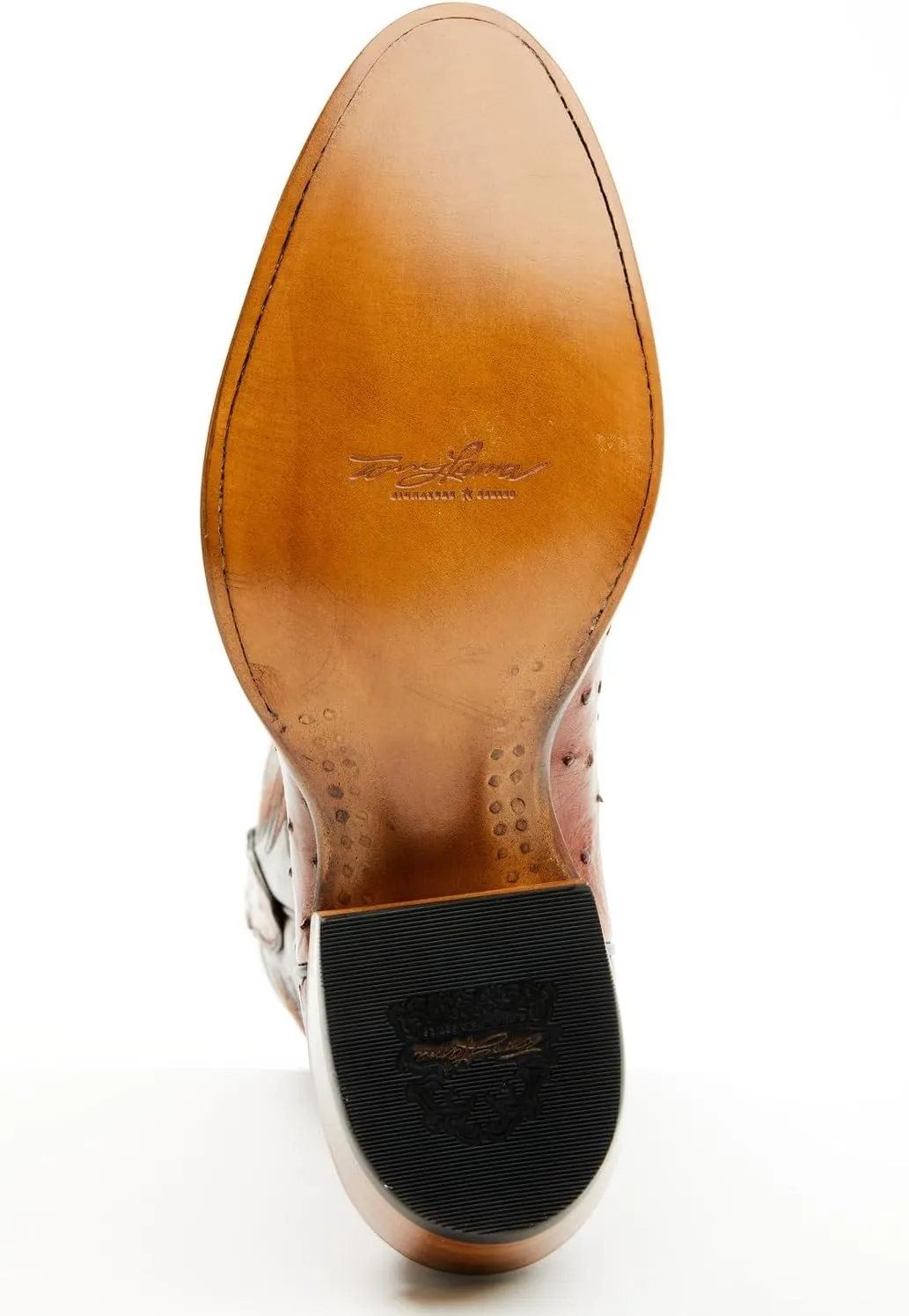 Tony Lama Men's Kenway Exotic Ostrich Western Boot Round Toe - Sg1017