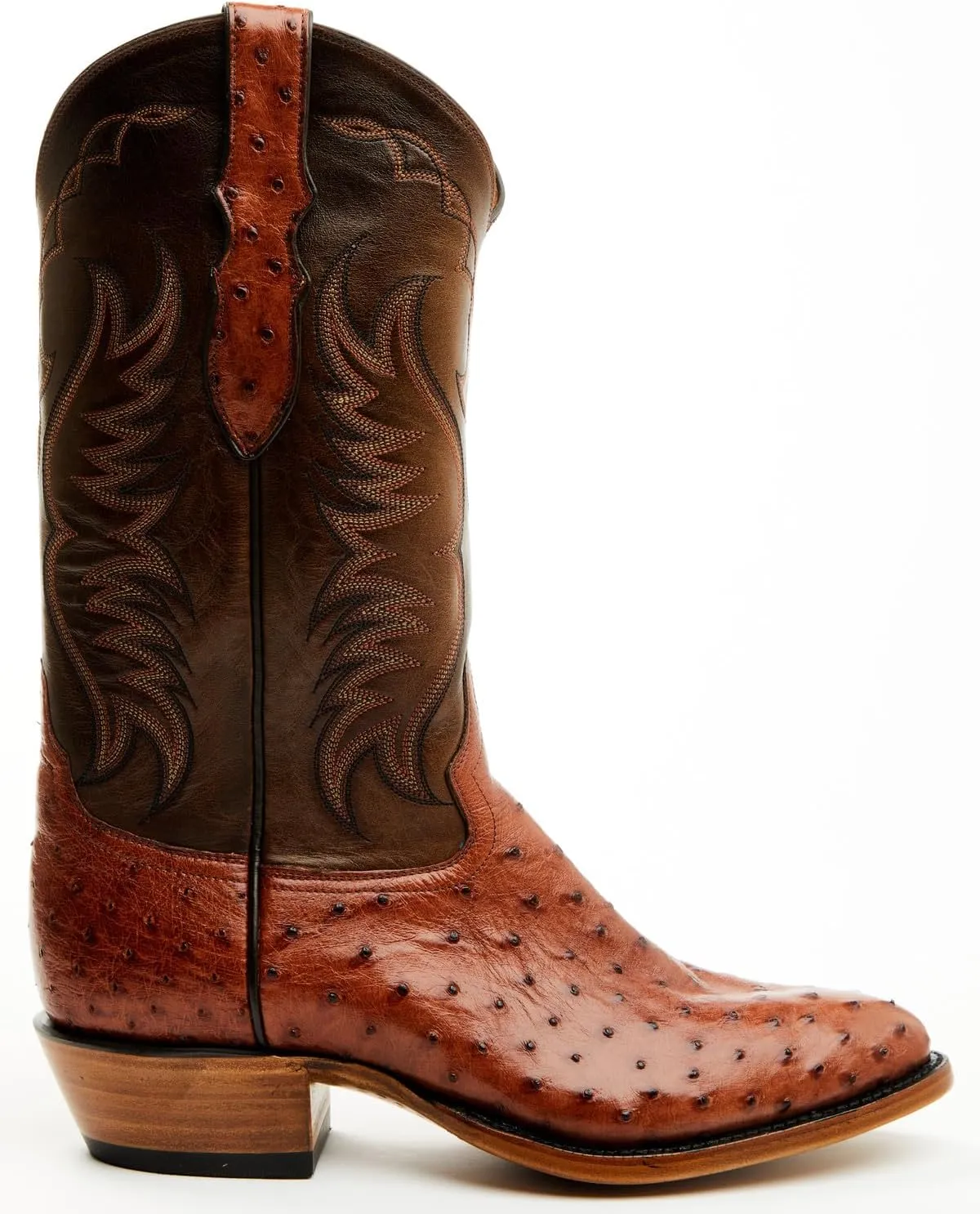 Tony Lama Men's Kenway Exotic Ostrich Western Boot Round Toe - Sg1017