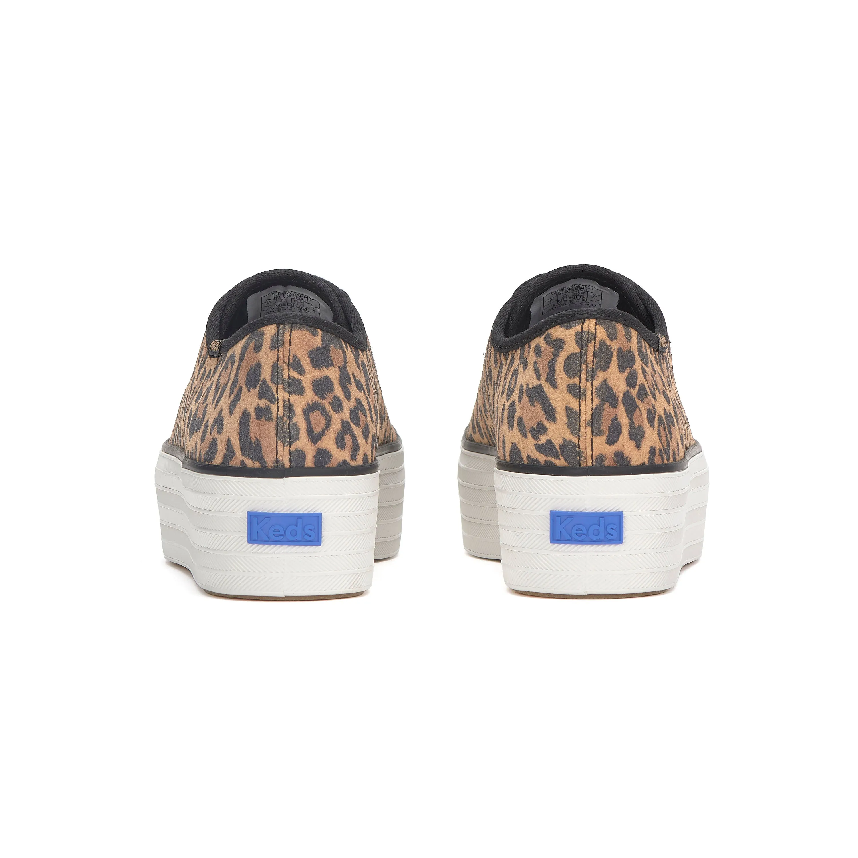 Triple Up Suede Leopard