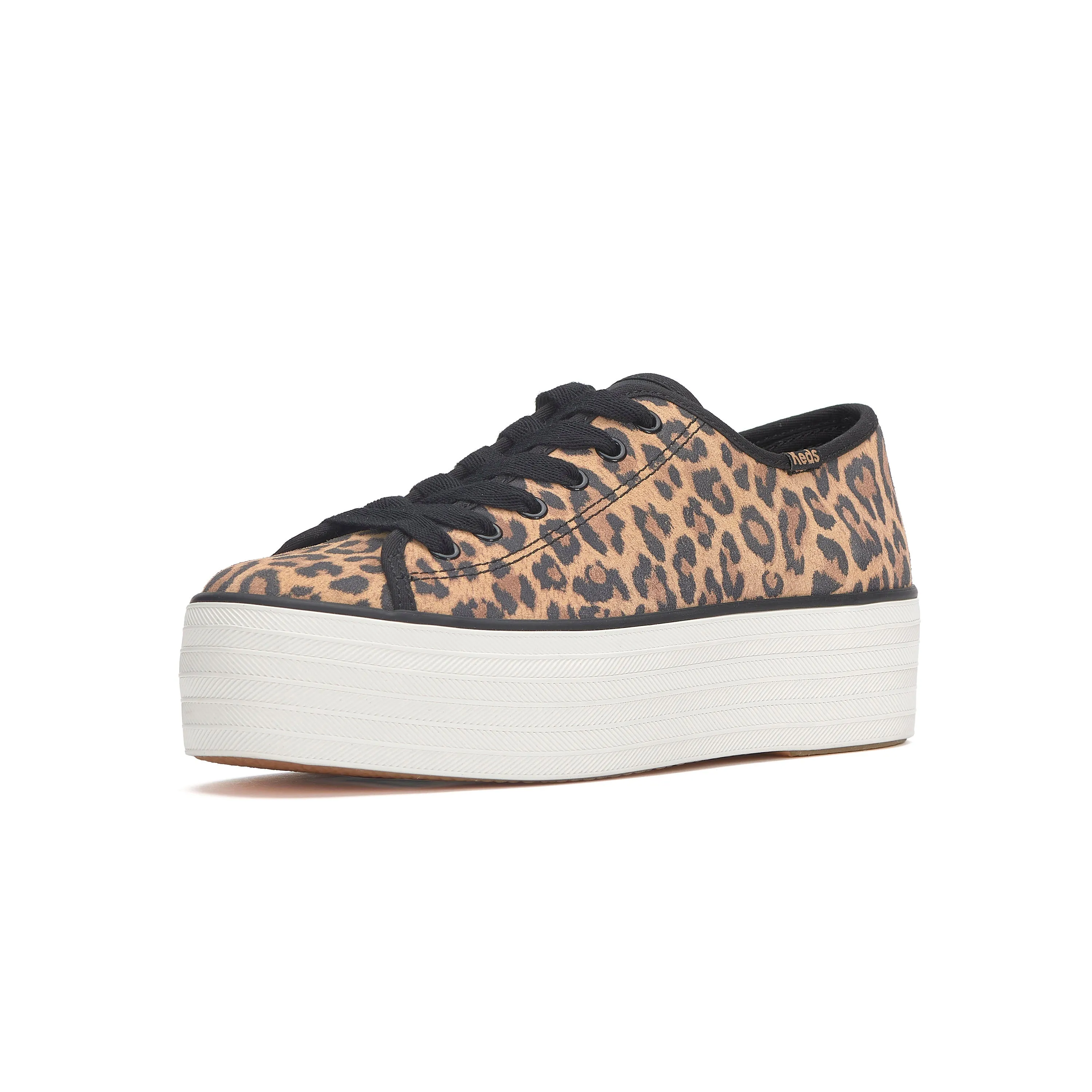 Triple Up Suede Leopard