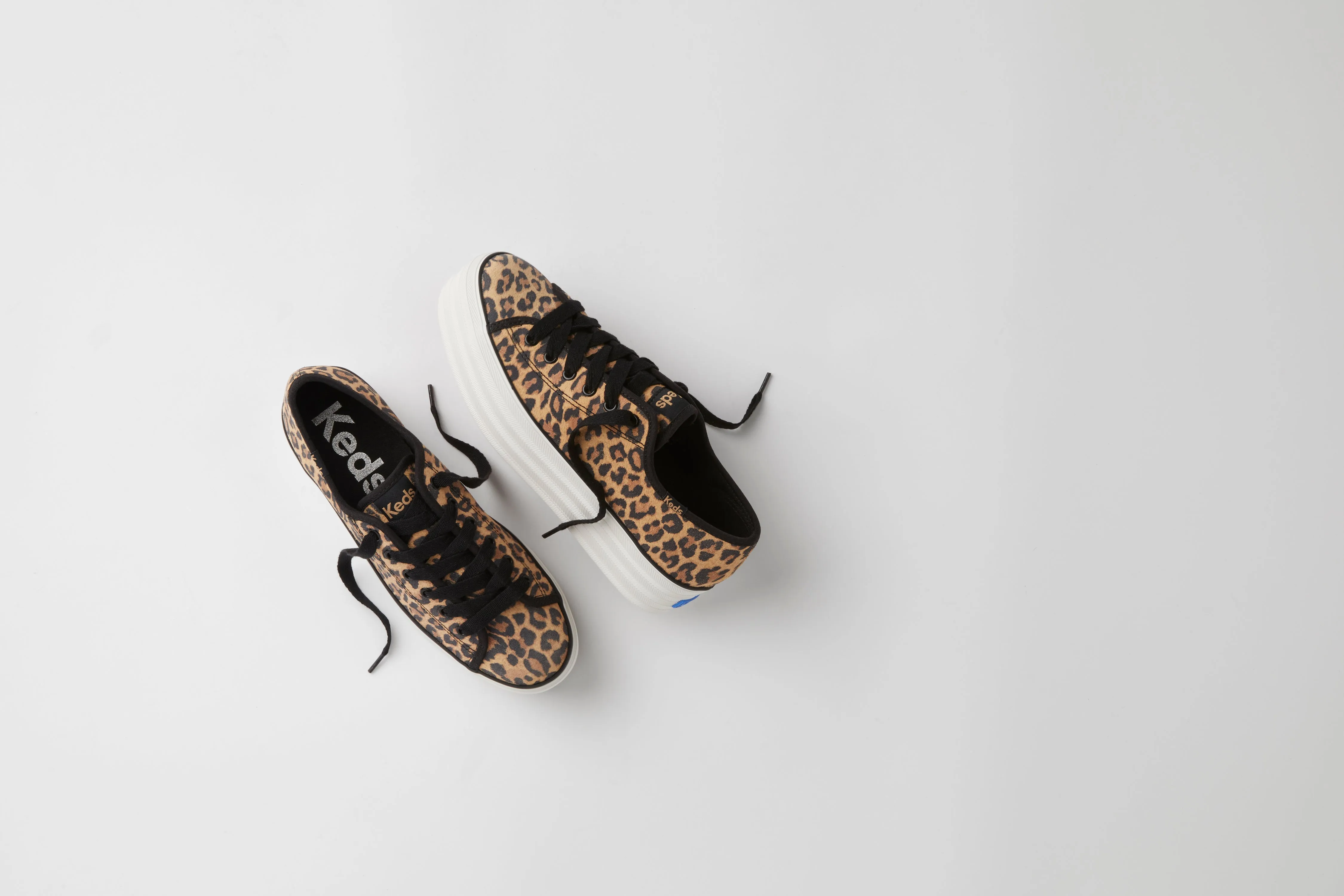 Triple Up Suede Leopard