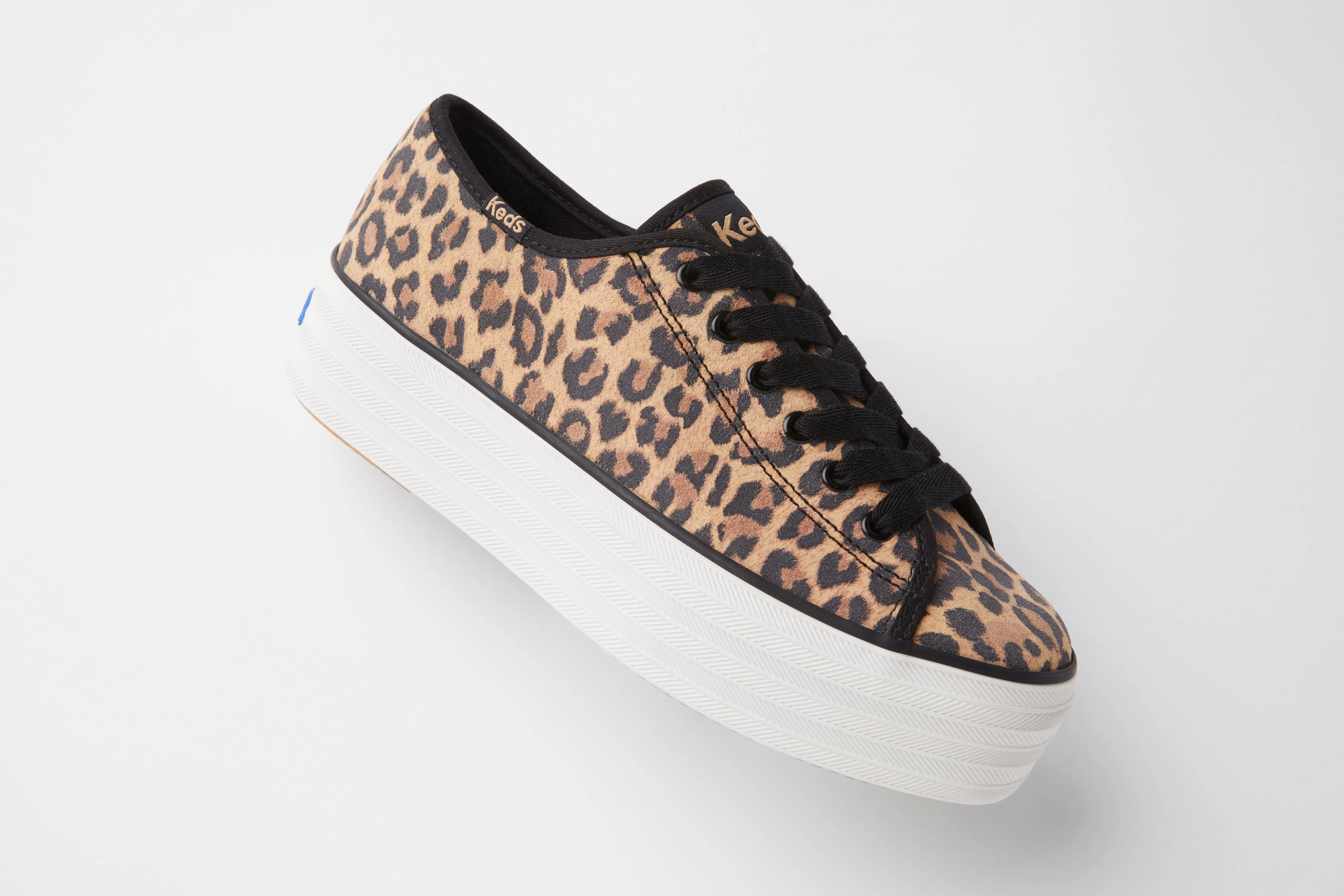 Triple Up Suede Leopard