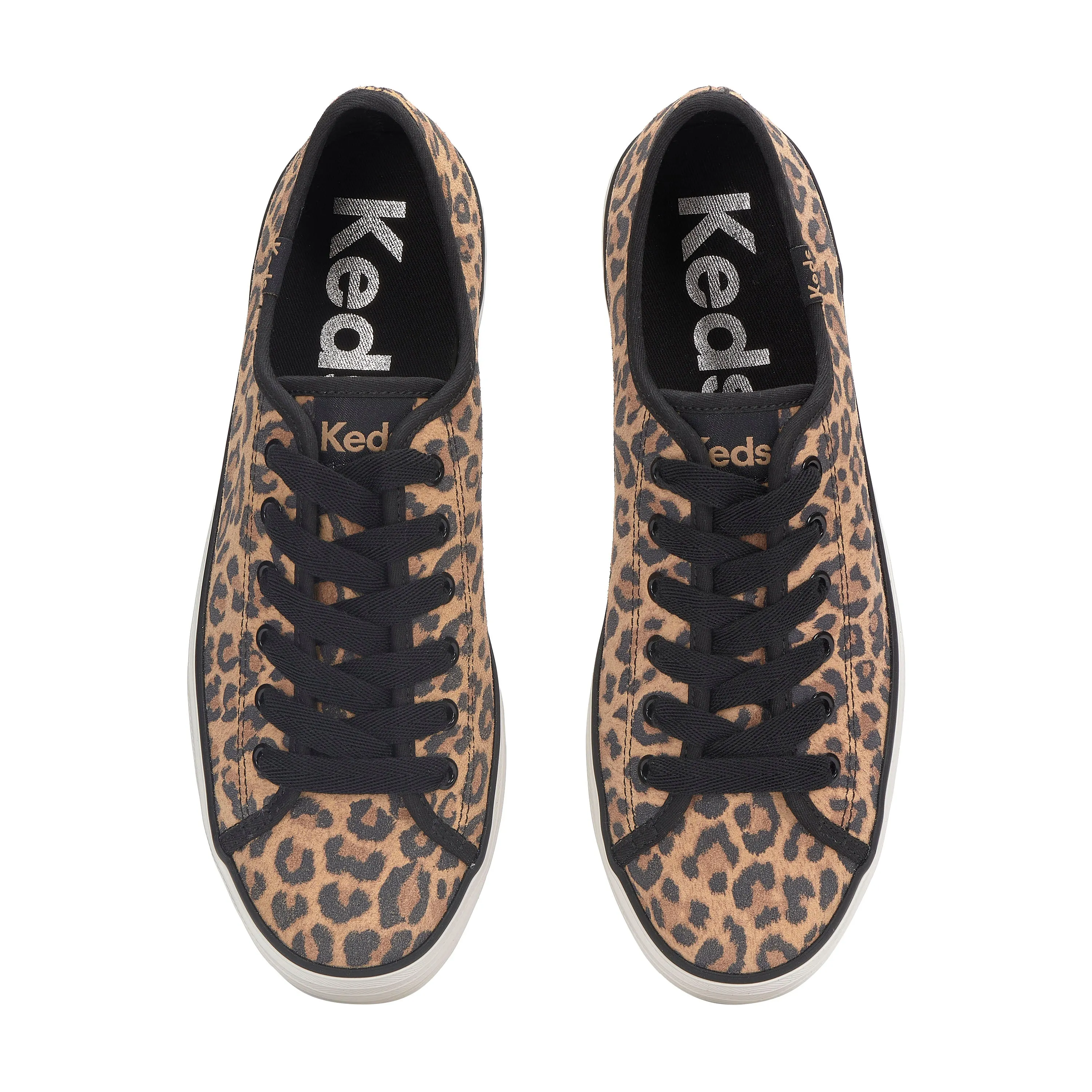 Triple Up Suede Leopard