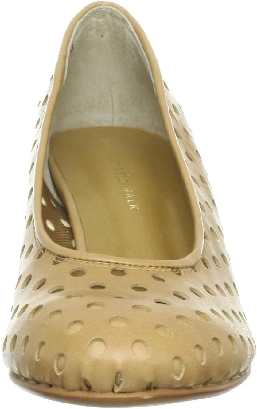 Tsumori Chisato Walk 4039 Walk Punching Round Toe Pumps