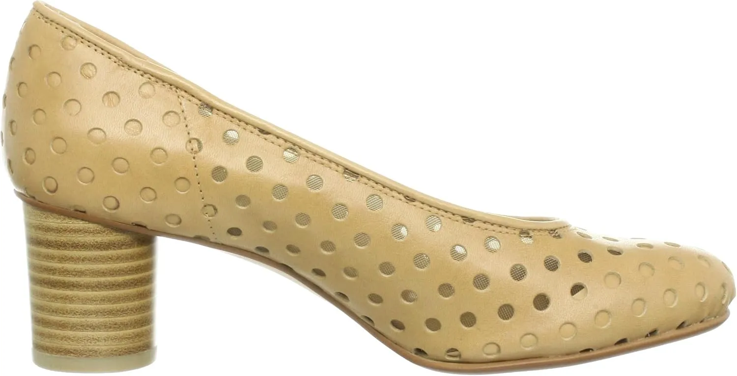 Tsumori Chisato Walk 4039 Walk Punching Round Toe Pumps