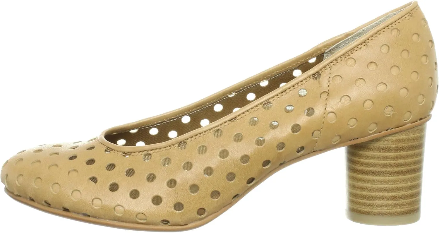 Tsumori Chisato Walk 4039 Walk Punching Round Toe Pumps