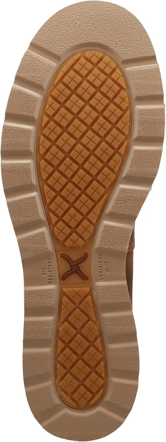Twisted X Men's 6" Chelsea Wedge Sole Work Boot, Moc Toe Nano Toe