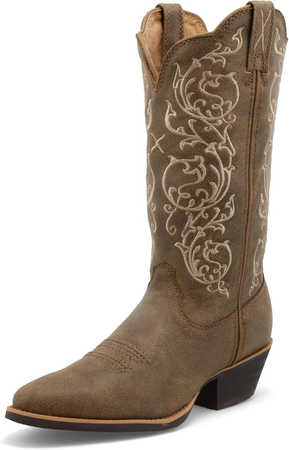 Twisted X Women's 12" Western Boot, Narrow Round Toe, Bomber & Bomber, 6.5 B