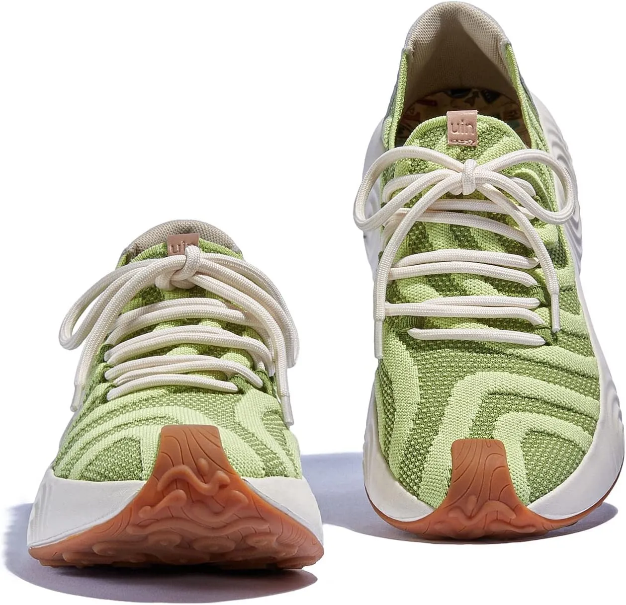 UIN Women's Platform Walking Shoes Casual Comfortable Art Painted Travel Fashion Sneaker Brava