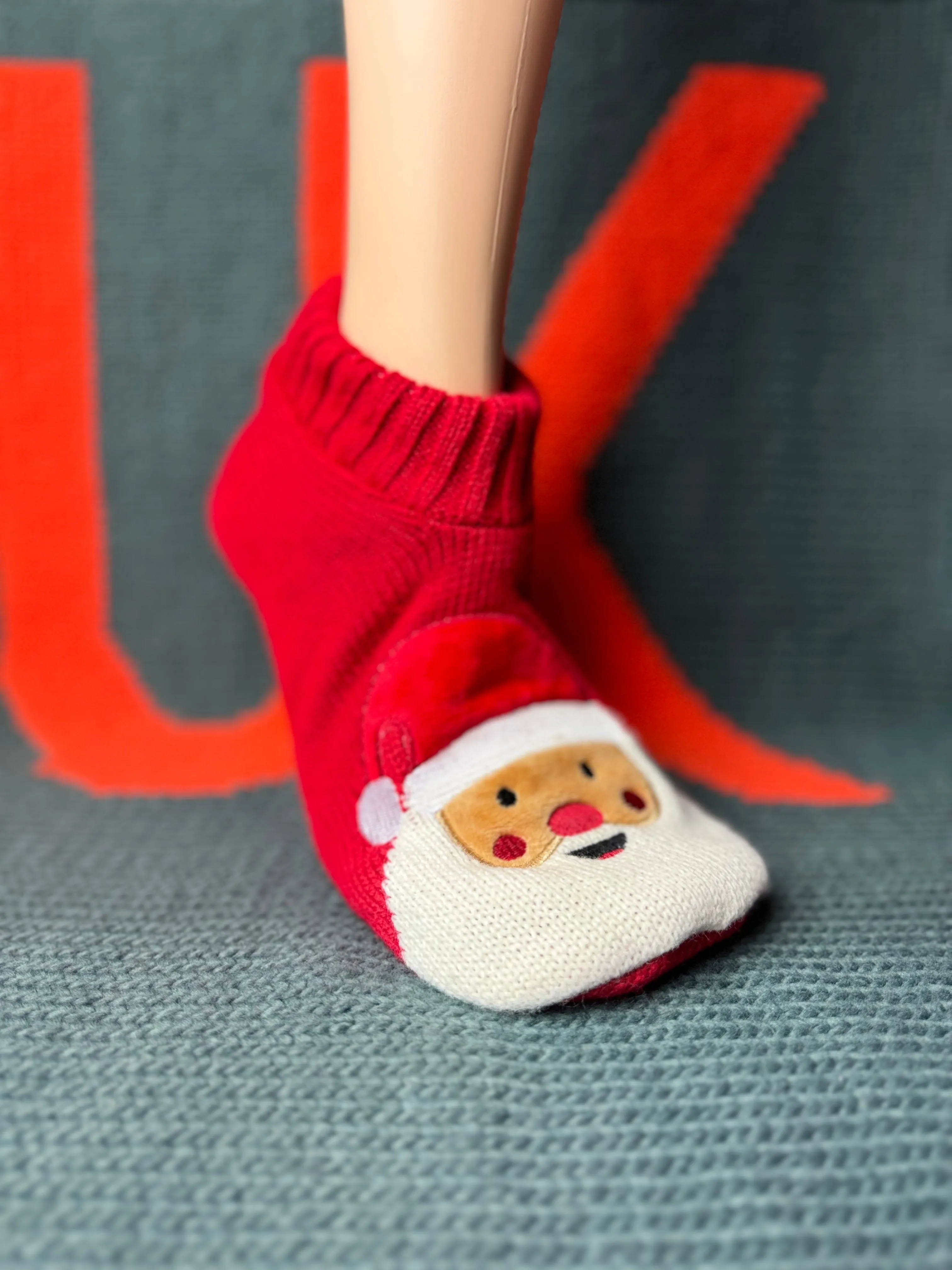 Unisex Slipper Footsie - Santa