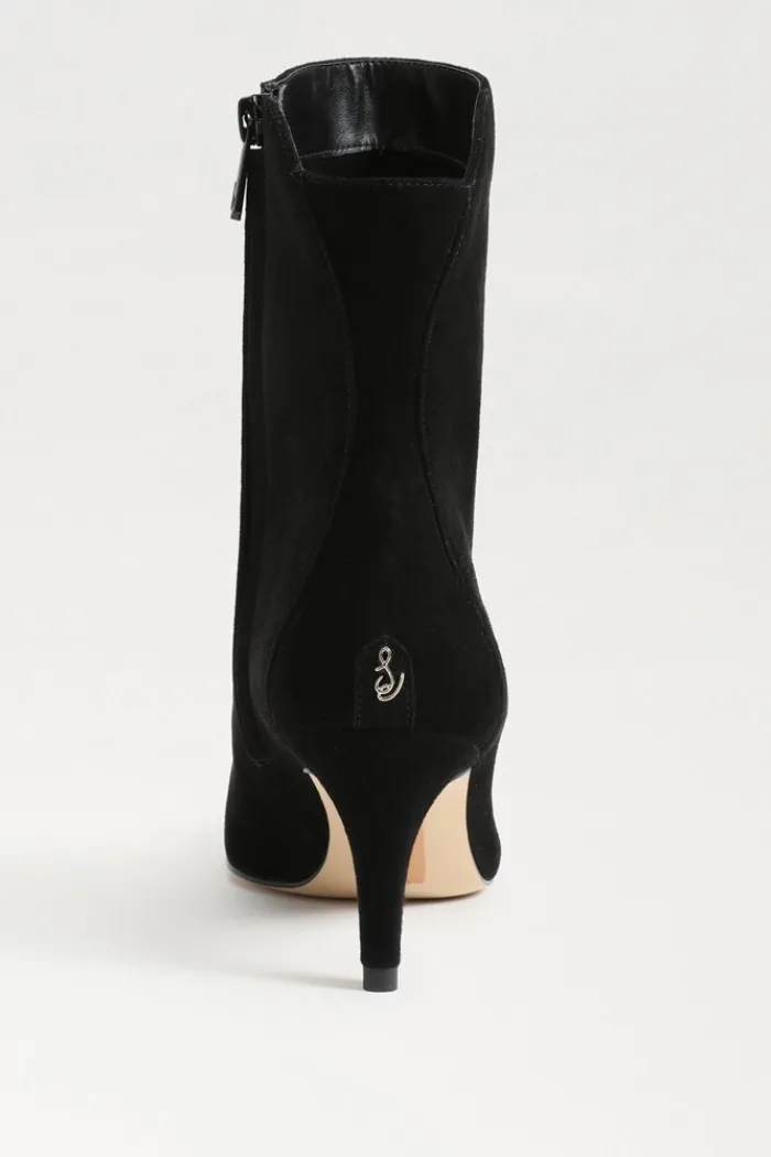 Usha Ankle Bootie- Black Suede