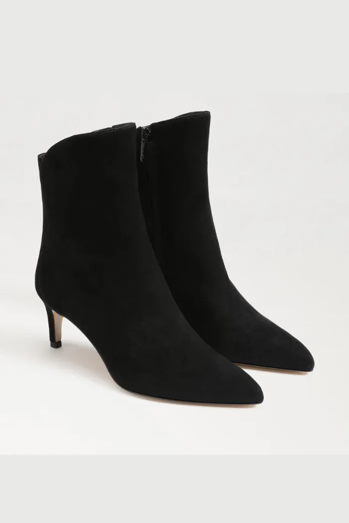 Usha Ankle Bootie- Black Suede