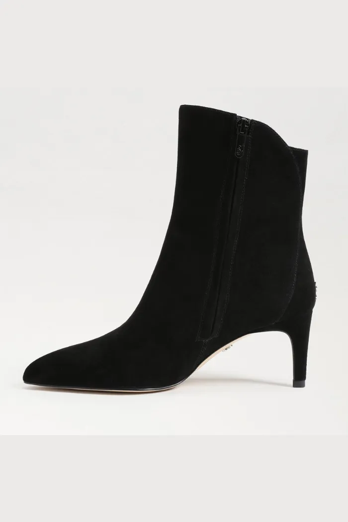 Usha Ankle Bootie- Black Suede