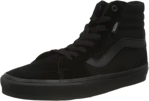 Vans Men's Filmore Shoe | Hi-Top Fashion Sneakers, Footwear for Work, Walking & Casual Wear, (Suede/Canvas) Black/Black, 10.5