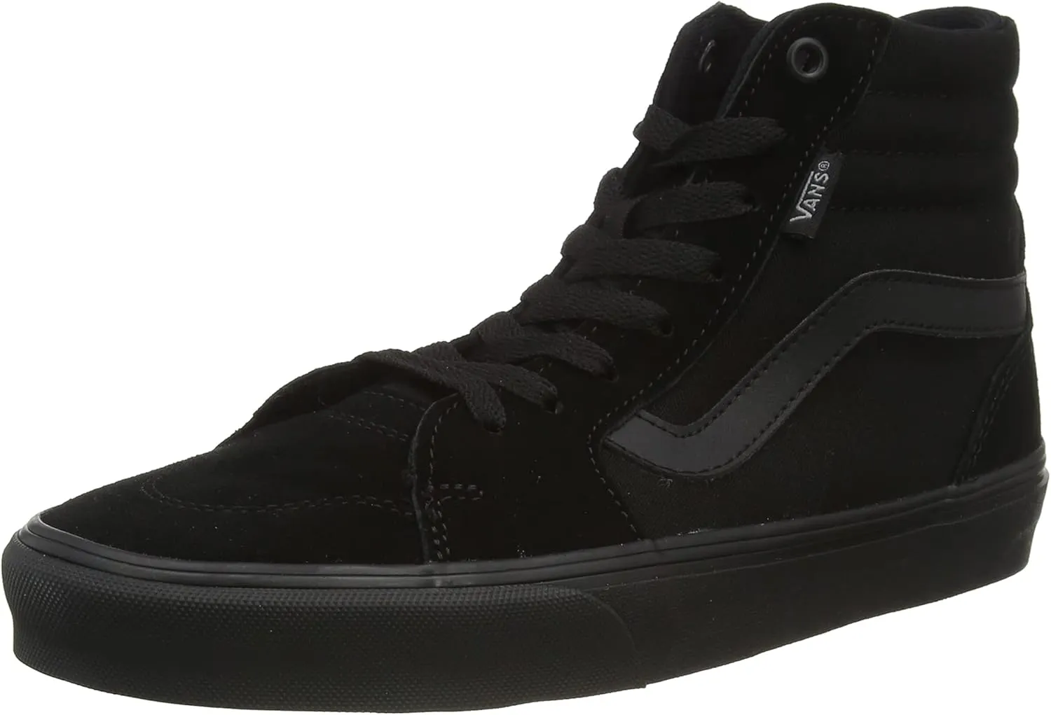Vans Men's Filmore Shoe | Hi-Top Fashion Sneakers, Footwear for Work, Walking & Casual Wear, (Suede/Canvas) Black/Black, 10.5